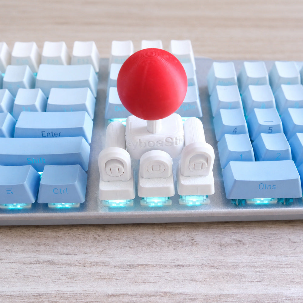 3D Printed Joystick Keycap for Mechanical Keyboards (WASD Directional Keys)